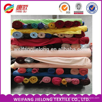 Cotton/Polyester Poplin Fabric cotton black plain poplin fabric 45*45 110*76 for pocketing in Weifang City.